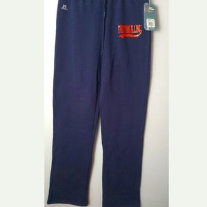 Russell Athletic Navy Blue Fighting Illini Logo Sweatpants - M